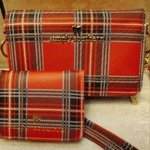 Simply Southern Plaid Purse with Matching Wallet